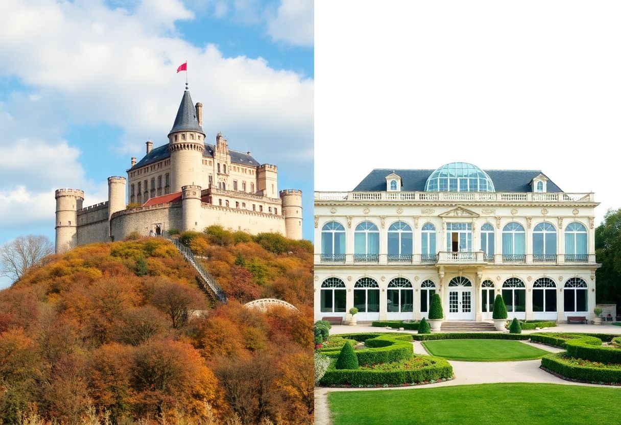 Château fort vs Palais : Comprendre les distinctions architecturales et historiques