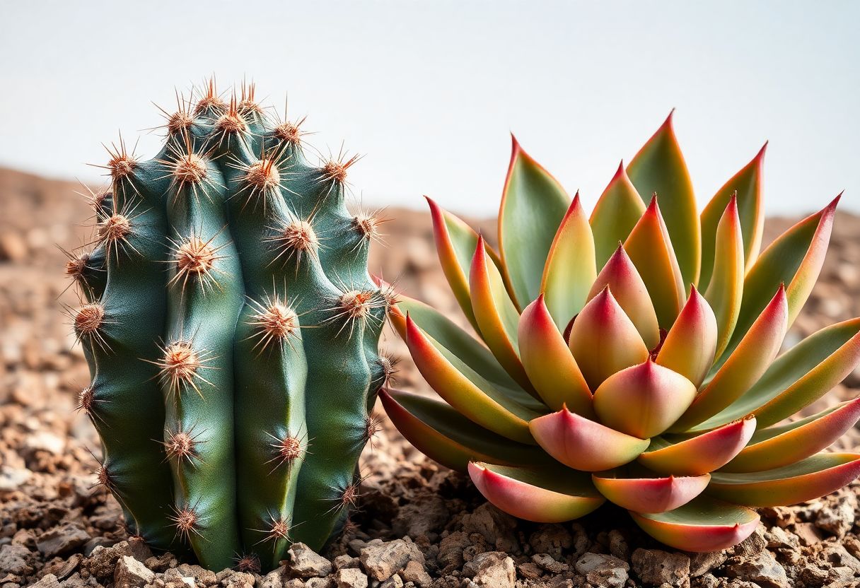 Comprendre les distinctions entre cactus et plantes succulentes : Guide complet