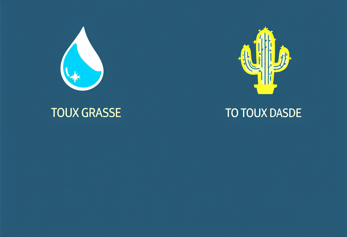 Comment distinguer les caractéristiques de la toux grasse et de la toux sèche ?